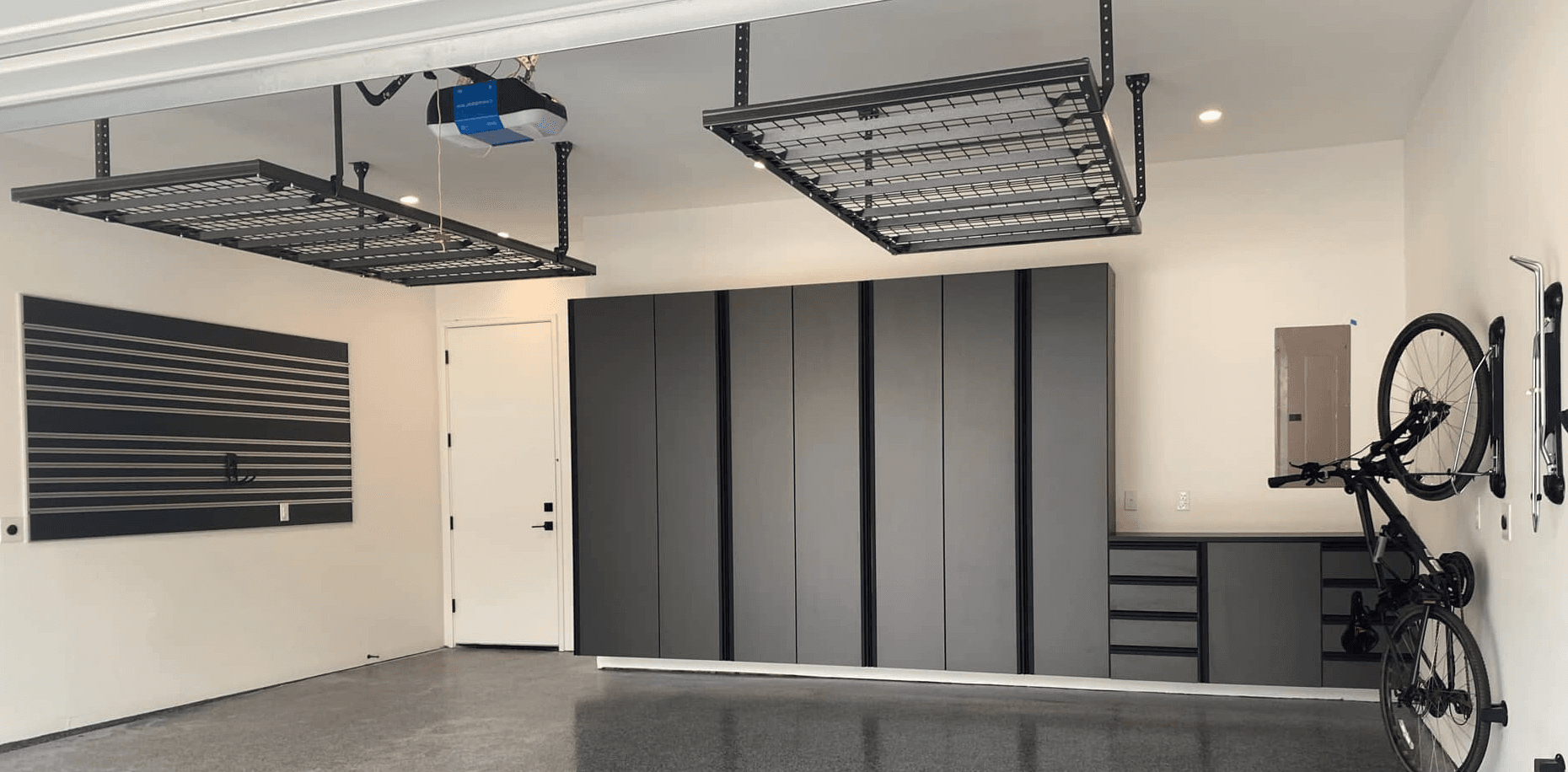 Modern garage storage solution